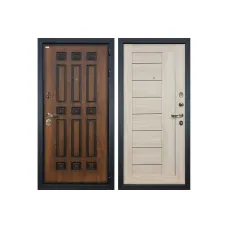 Входная металлическая дверь Лекс Гладиатор 3К Винорит Верджиния Ясень кремовый (панель №40)