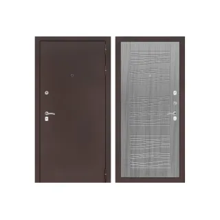 Входная дверь Labirint CLASSIC антик медный 06 - Сандал серый
