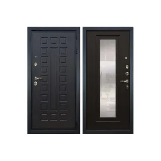 Входная металлическая дверь Лекс Гладиатор 3К с Зеркалом Венге (панель №22)